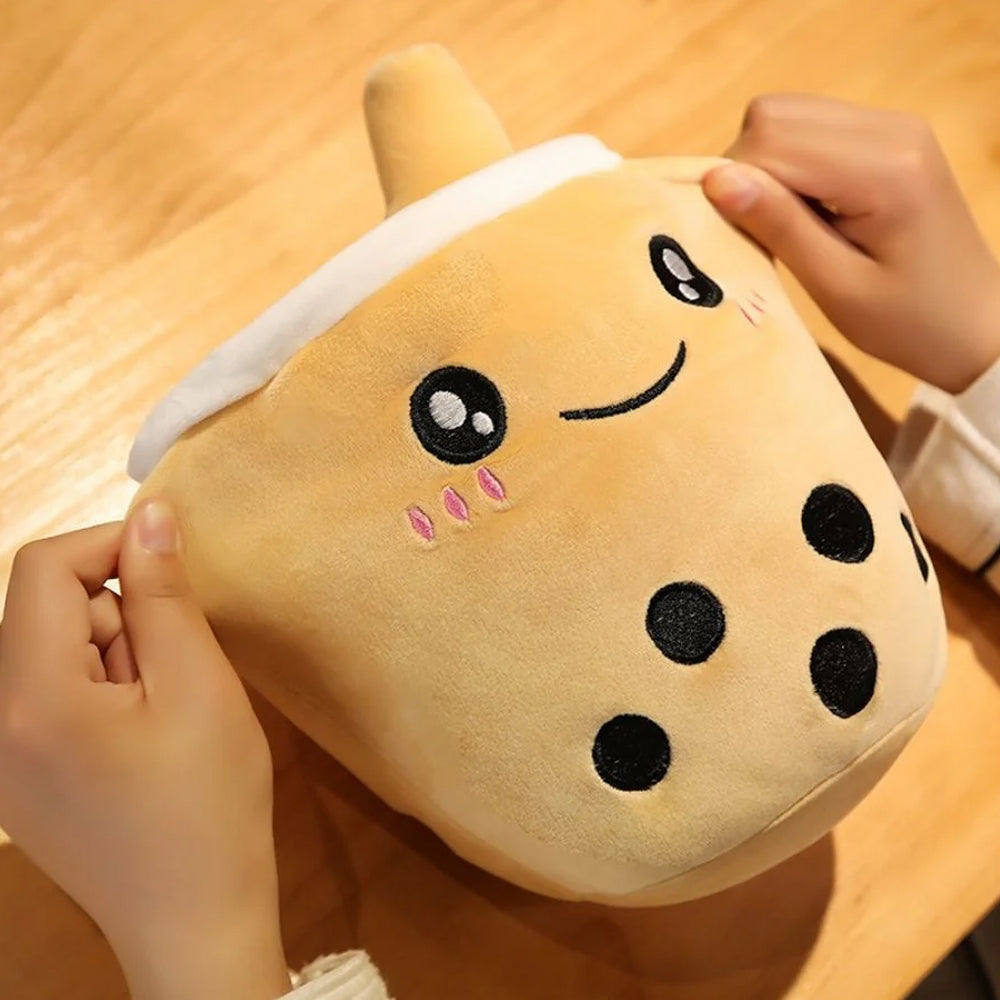 Smiling Kawaii Bubble Tea Plush