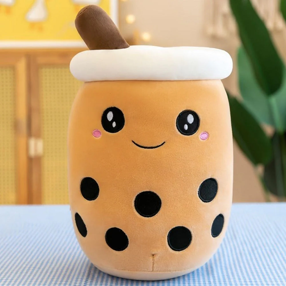 Smiling Kawaii Bubble Tea Plush