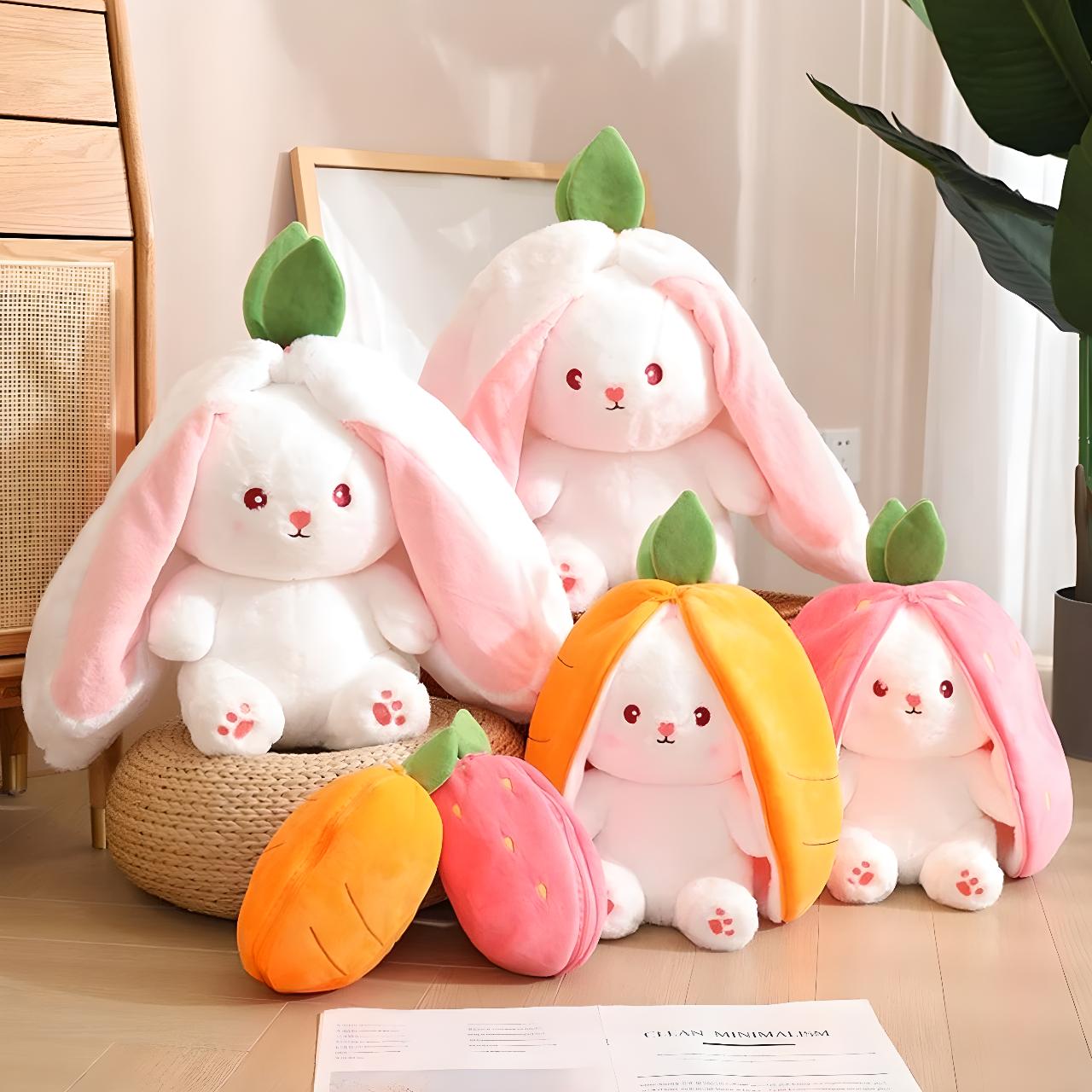 Kawaii Strawberry Bunny Plush
