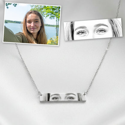 Personalized Manga Bar Necklace