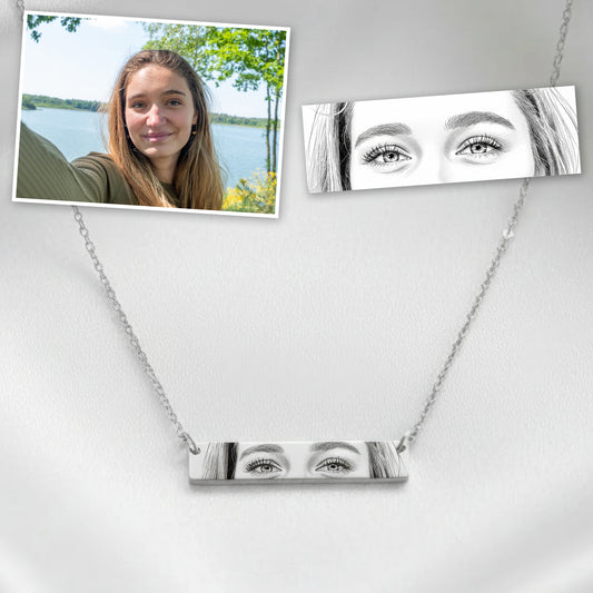 Personalized Manga Bar Necklace