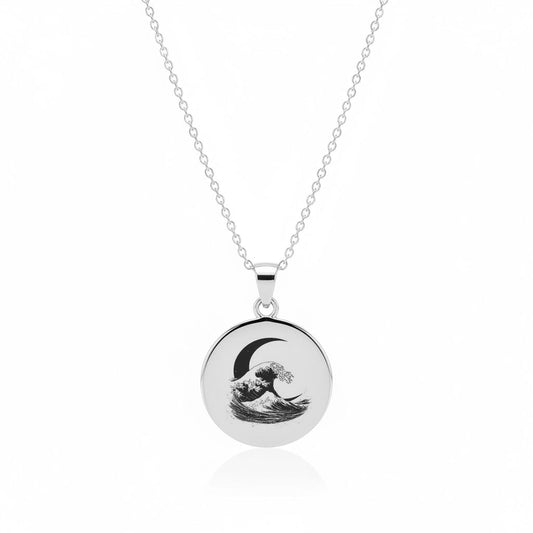 Tsuki no nami Necklace for Women
