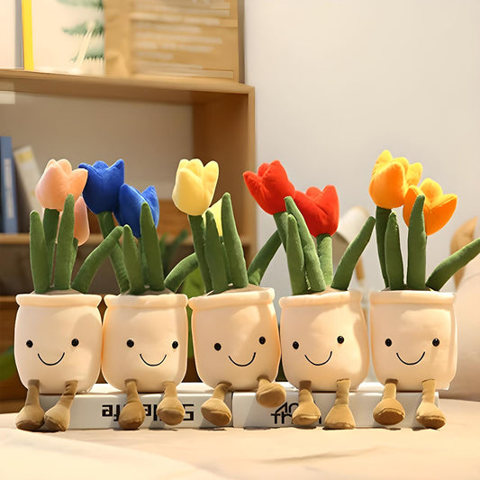 Kawaii Tulip Flower Plush