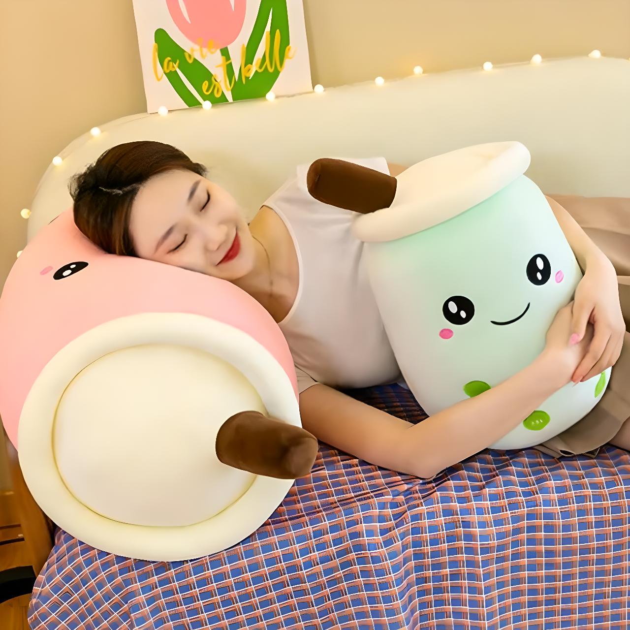 Kawaii Fruit Bubble Tea Plush